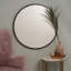 Miroir mural rond 30 po Allexandria