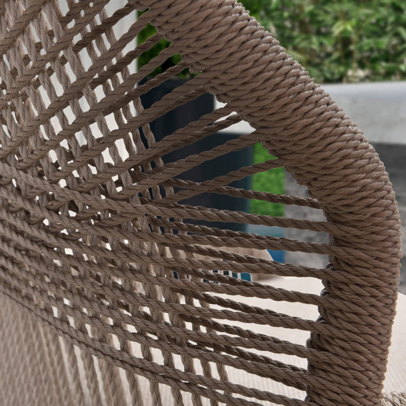 Davine Wicker Outdoor Counter Stools, Bar Stool (28.5" Seat Height)