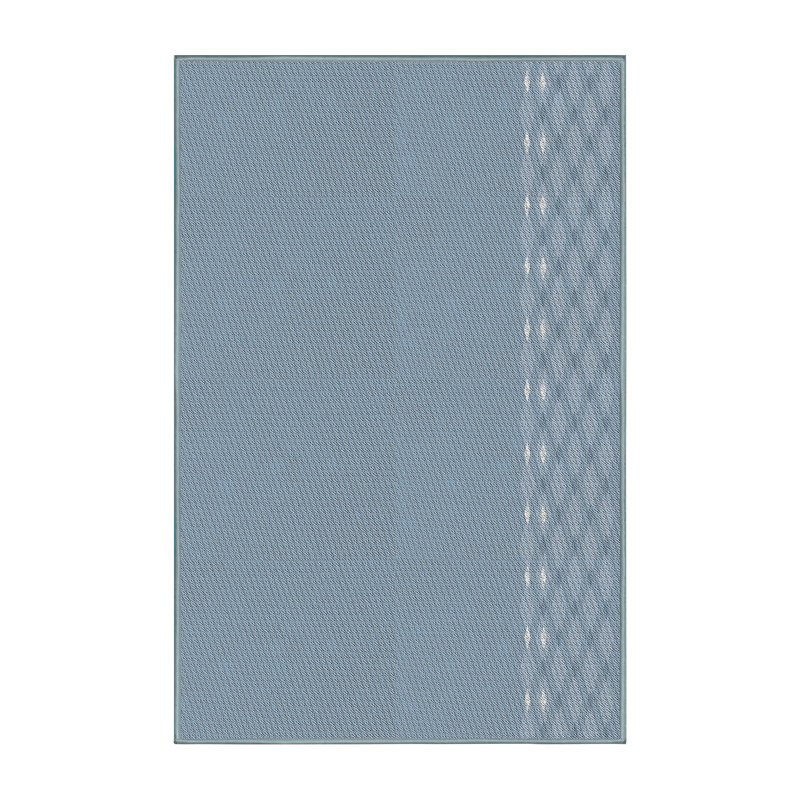 Tapis gris / bleu clair Monetta, Rectangle 5 pi x 7 pi