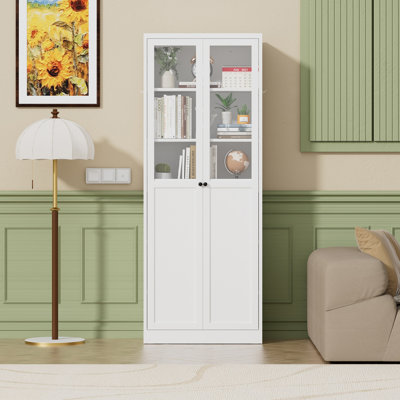 Durable Metal Pantry Cabinet - Easy Assemble, Multi-Use for Kitchen, Living Room, Bedroom by Ebern Designs
