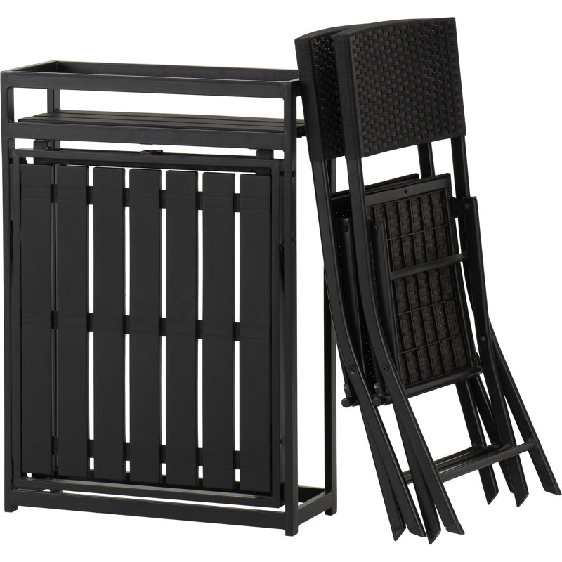 Halsy Rectangular 2 - Person 85cm Long Bistro Set