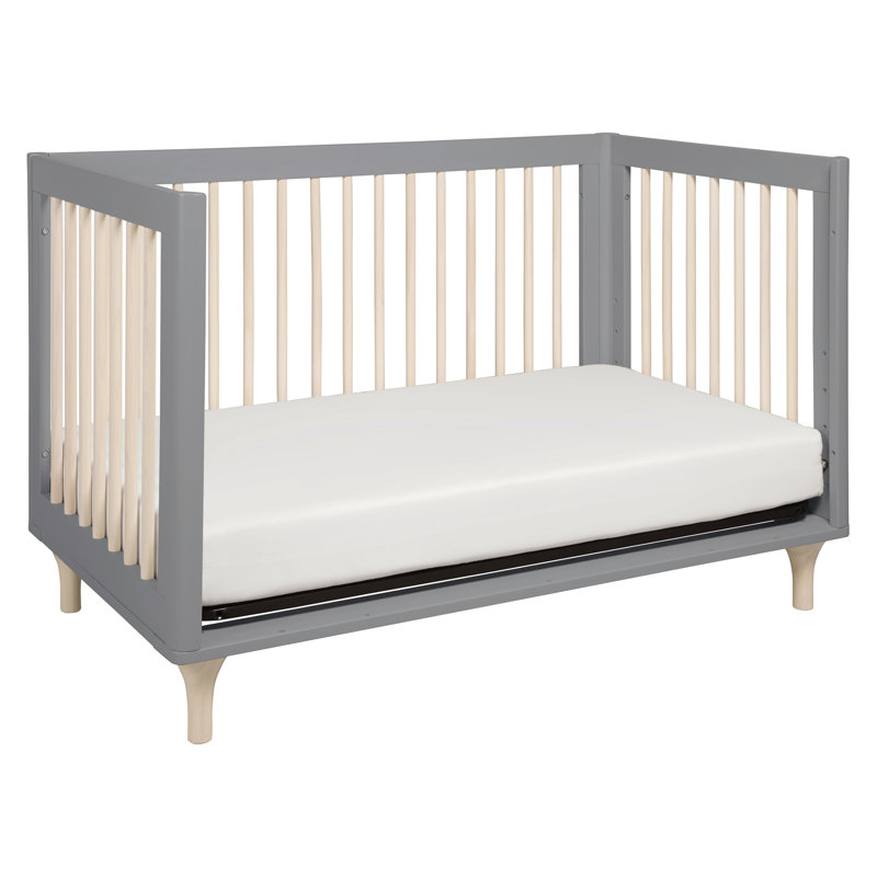 Lit de bébé convertible 3-en-1 Lolly, Gris / naturel délavé
