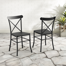 Dayvonna Powder Coated Steel Outdoor Dining Side Chair
