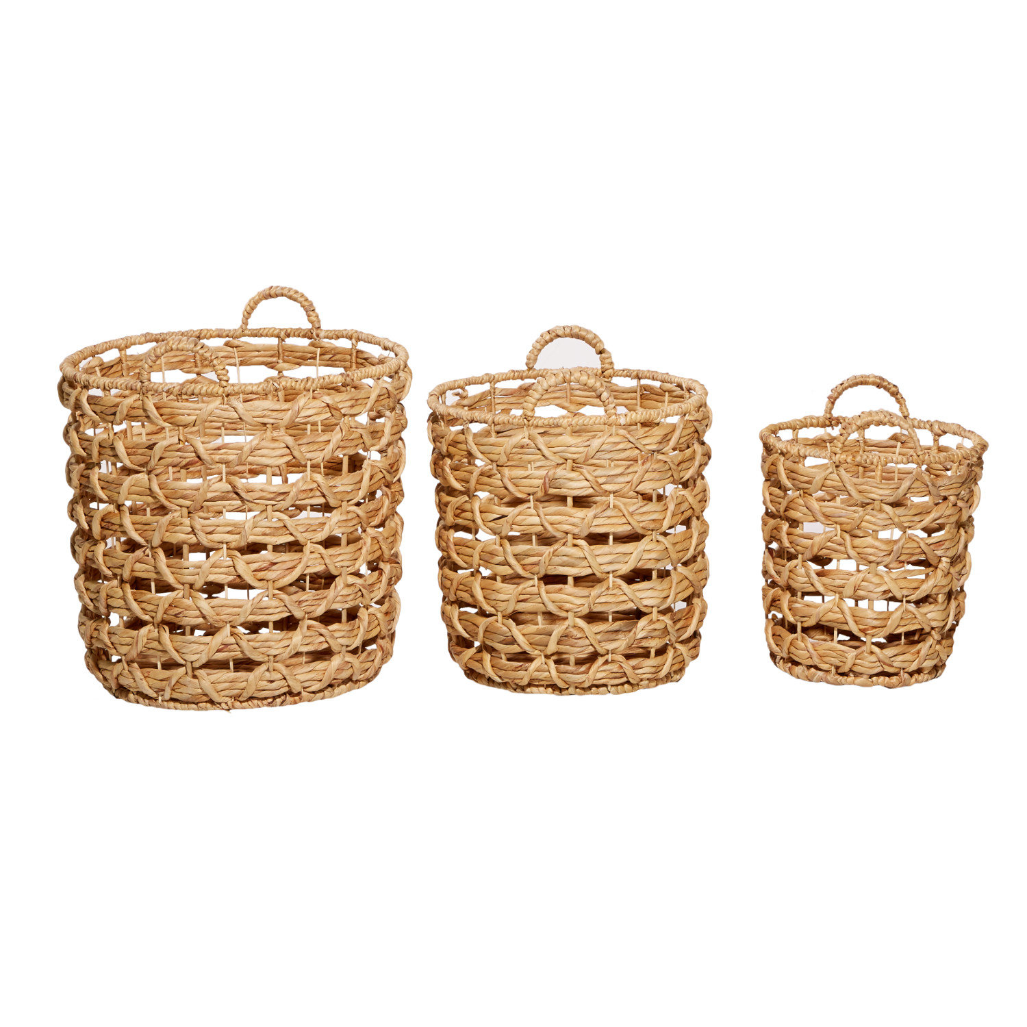 Handmade Decorative and Functional Storage Basket with Handles