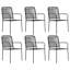 Tuileries 6 - Person Patio Dining Set with Rectangular Table