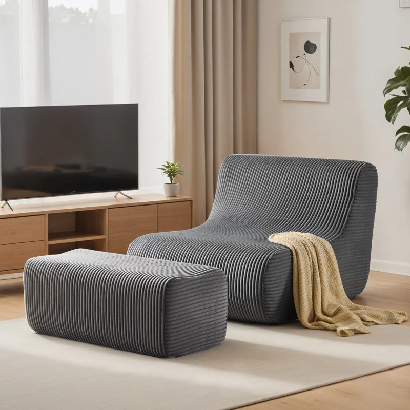 Corduroy Sofa & Chaise