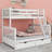 Bunk Bed with Ladder and Drawers-1828535390