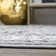 Arignote Modern Persian Floral Gray/Cream Rug