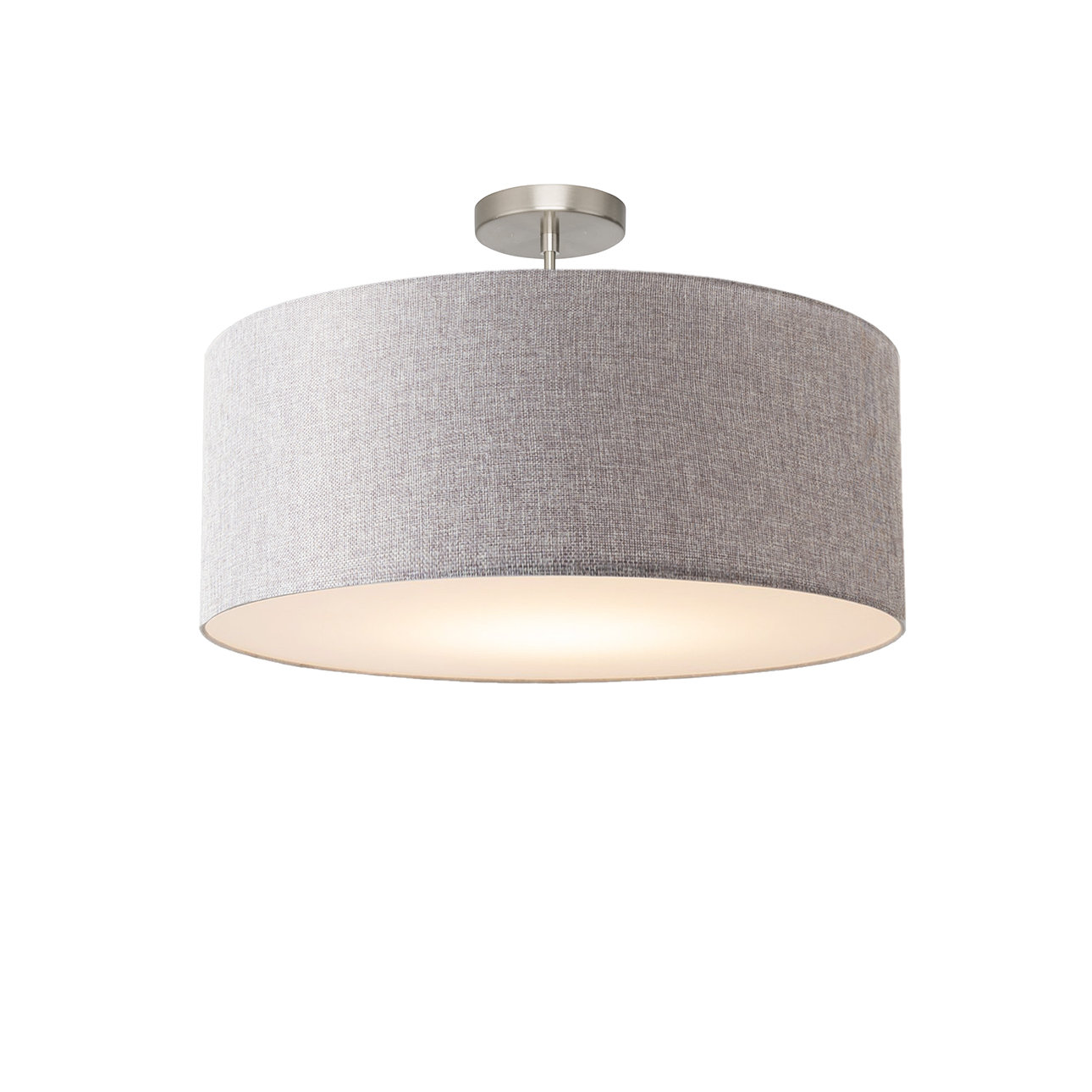 Semi Flush Mount Kit Stretch 22" Semi Flush Mount, Cashmere Gray