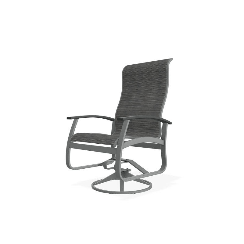 Belle Isle Outdoor Dining Chair, Destiny Steel, Graphite