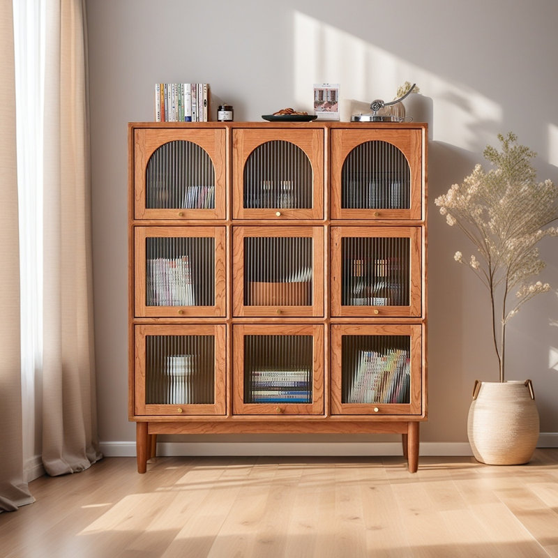 Modern minimalist style small bookcase