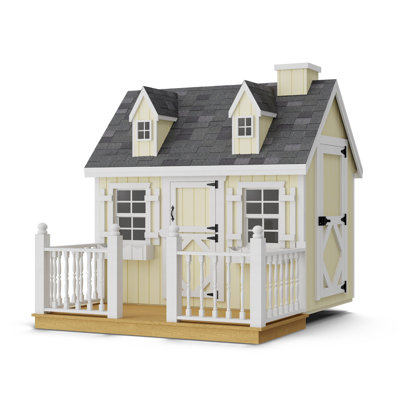 Cape Cod Outdoor Wood Playhouse
