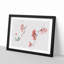 Pink Flowers & Thorns - Framed Print-56892483-56892493