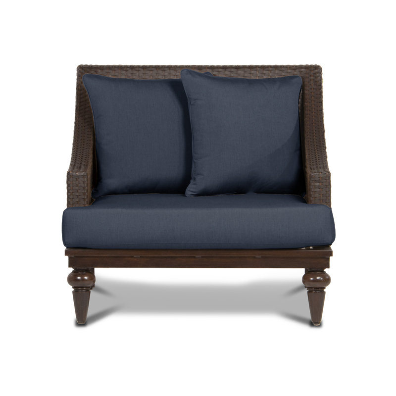 Somerby Outdoor Lounge Chair, Spectrum Indigo Sunbrella® Plainweave