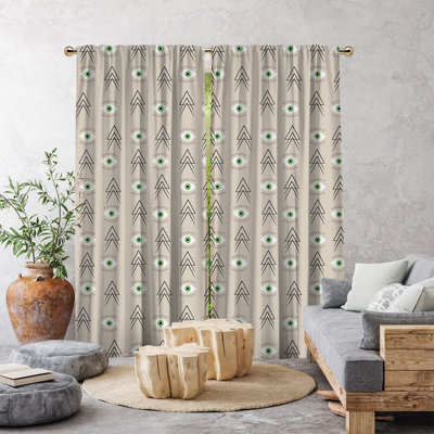 Ania Semi Sheer Curtain Pair
