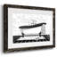 Modern Bath II, reproduction d'art encadrée-613989247-613989243