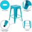 Tabouret de comptoir Irtaza 26-419102790
