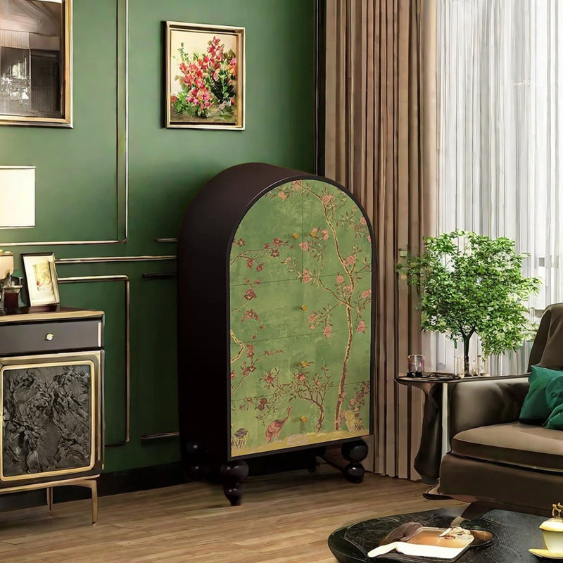 Commode arquée avec 5 tiroirs