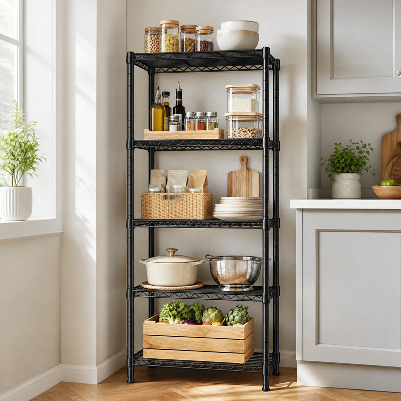 40 cm W Steel Shelving Unit, 5-Tier 40W*30D*135H