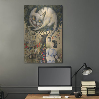  «Alice 5» par Olga Grebennik, art mural en métal, 24 po x 36 po