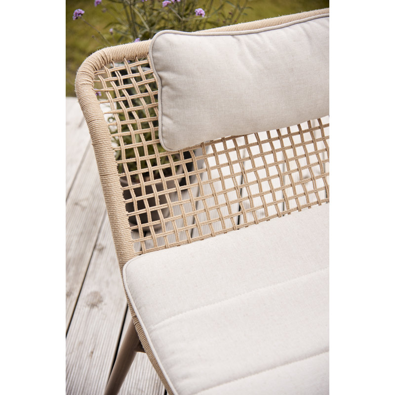 178cm Wide Outdoor Rectangle Patio Sofa with Cushions