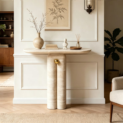 Table console en pierre naturelle Creative Art