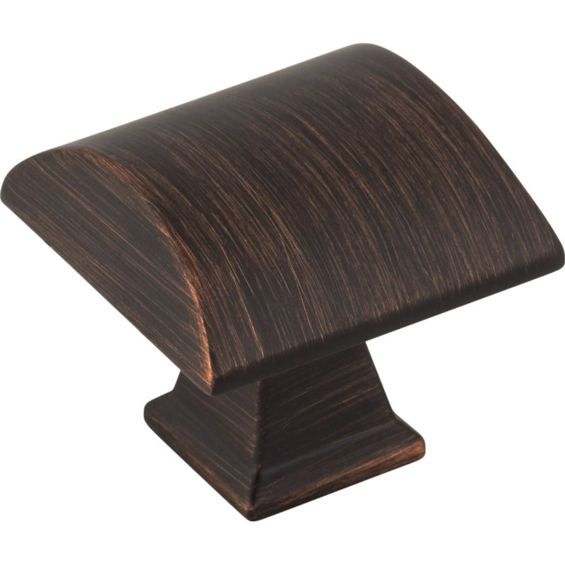 Roman Square Knob, Brushed Oil Rubbed Bronze