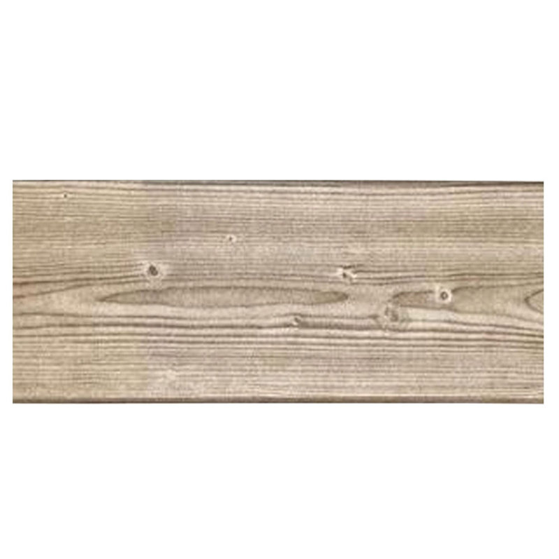 Planches de plafond en mousse et bois collé 39 po x 6 po, Beige rustique