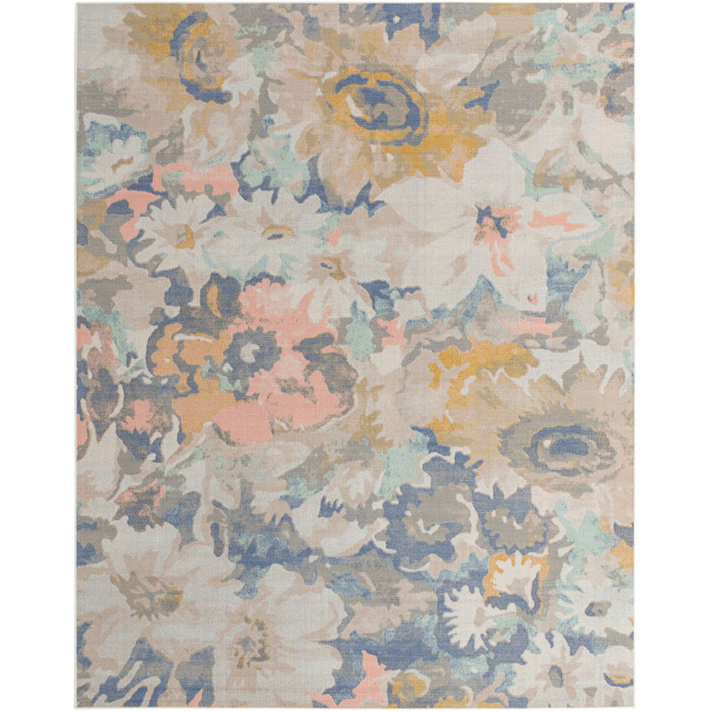 Tapis contemporain Contemporary couleur camel, Rectangle 8 pi x 10 pi