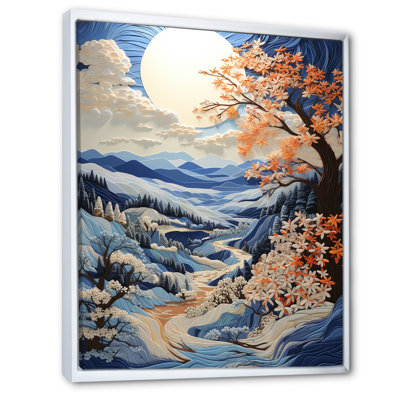 Snow Dawn Wonderland Pastoral - Imprimé