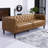 Woodford 85" Genuine Leather Sofa-1910885587