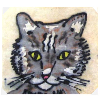 Vinyl Square 4 Piece Coaster Set