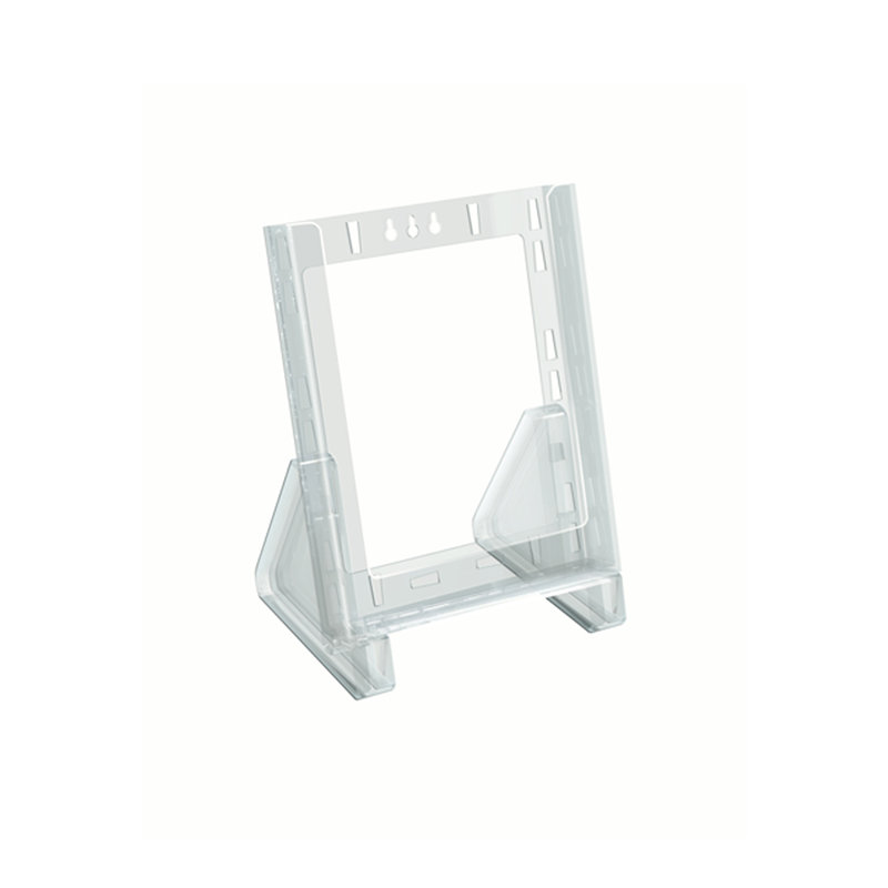Clear Plastic Single Pocket Wall Mounted Brochure Holder