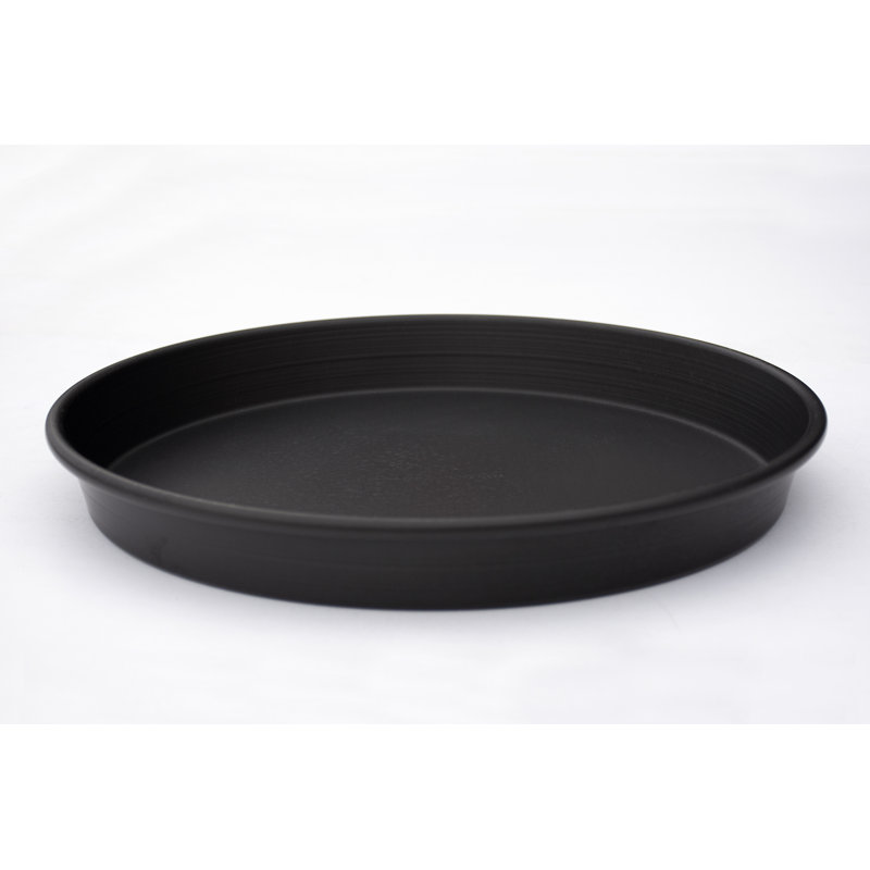 12-Inch Dark Aluminum Deep Dish Pizza Pan with Tuff-Kote Finish