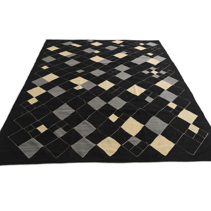 Tapis noir Noor