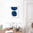 Avery Abstraction I Navy Blue-108364762