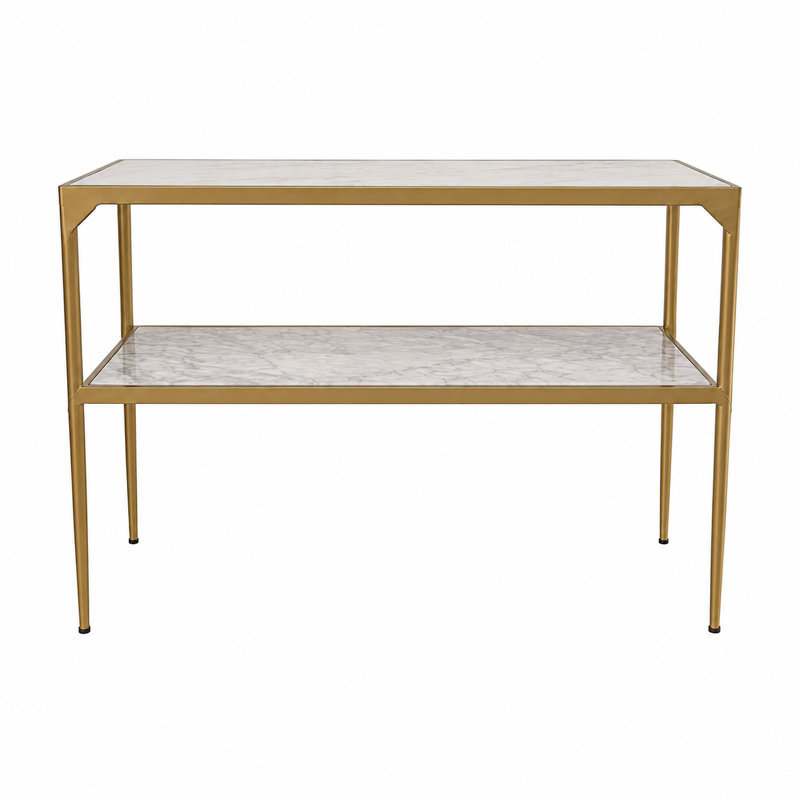 Dalia Iron and Marble Console Table
