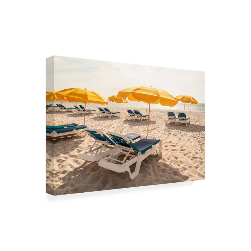 Toile d'extérieur Elena Chukhlebova Beach Oasis, H 22 po x l 32 po
