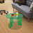 23.6" Modern Round Acrylic Coffee Table Side Table-5821273
