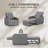 Light Gray Linen Fabric Convertible Sofa Bed, Pull-Out Sleeper Sofa Couch for Small Spaces, Multi-Functional Sofa Bed for Living Room and Guest Room-1823049716