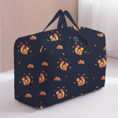 Extra Large Reusable Storage Bags With Strong Handles & Zippers, Heavy Duty Washable Moving Bag, Closet, Underbed Organizer For Bedding, Blanket