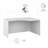 Studio C 59'' Right Handed Desk-83402567