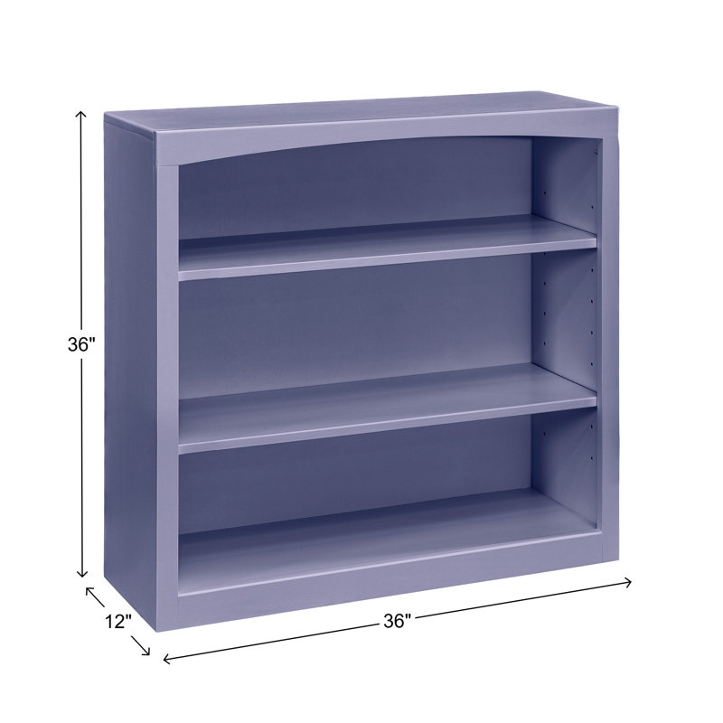 Bibliothèque classique Ossy, (3 tablettes) H 36 po x l 36 po x P 12 po, Bleu Wedgewood