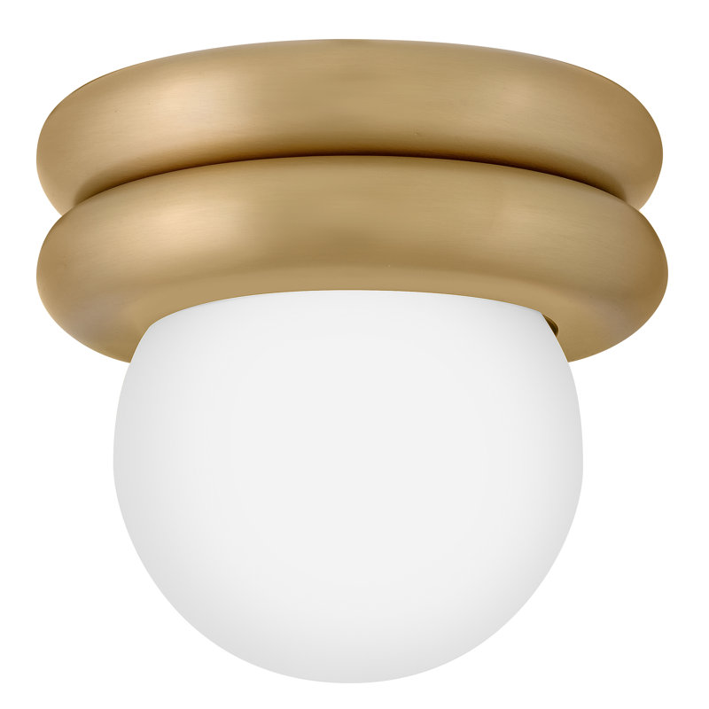 Plafonnier encastré convertible Lark Noa, Lacquered Brass