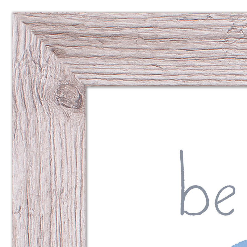 «Be Kind Happy», art encadré, H 14 po x l 11 po x P 0,75 po, Cadre blanc