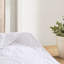 Couvre-lit réversible blanc pour très grand / très grand lit - 3 pièces, en microfibre et de qualité supérieure, lavable à la machine en microfibre, rembourré, luxueux,