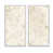 Toile avec cadre blanc