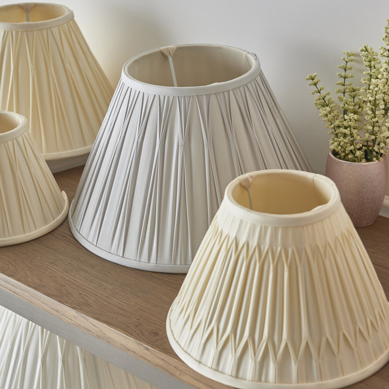 Chatsworth 40.5cm Silk Empire Lamp Shade, Ivory, 19.5cm H x 30.5cm W x 30.5cm D