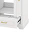 Meuble-lavabo 24 po avec lavabo, meuble-lavabo simple autoportant avec tiroir divisé et 2 portes avec tablette double