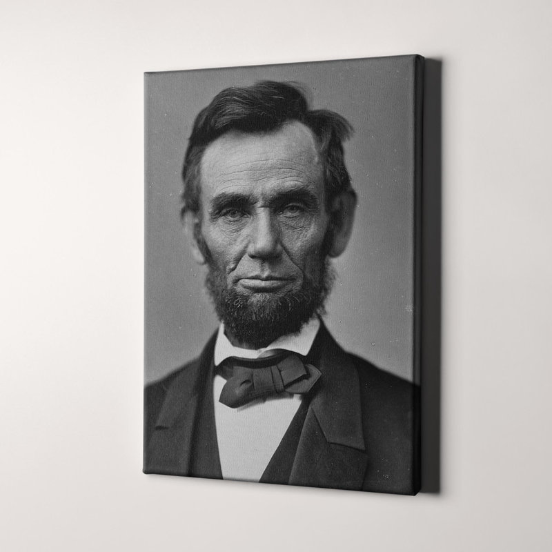 Portrait présidentiel Abraham Lincoln